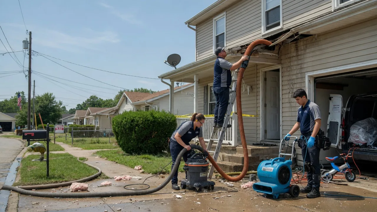 Water Damage Restoration in East China, MI near me